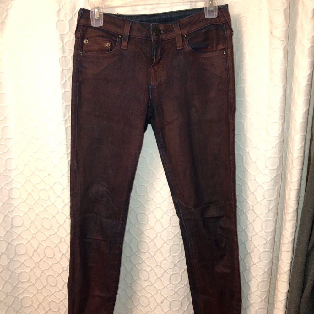 True Religion Wax Skinny Jeans